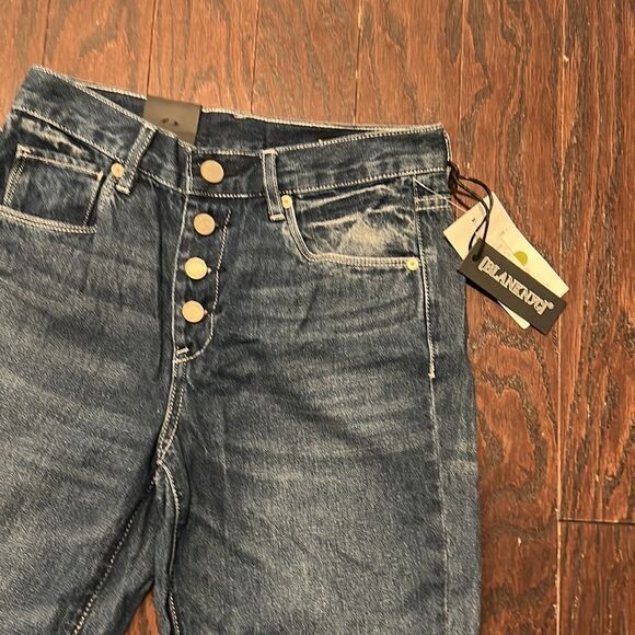 NWT BlankNYC Blue Straight Leg Jeans Size 25 - Picture 7 of 11